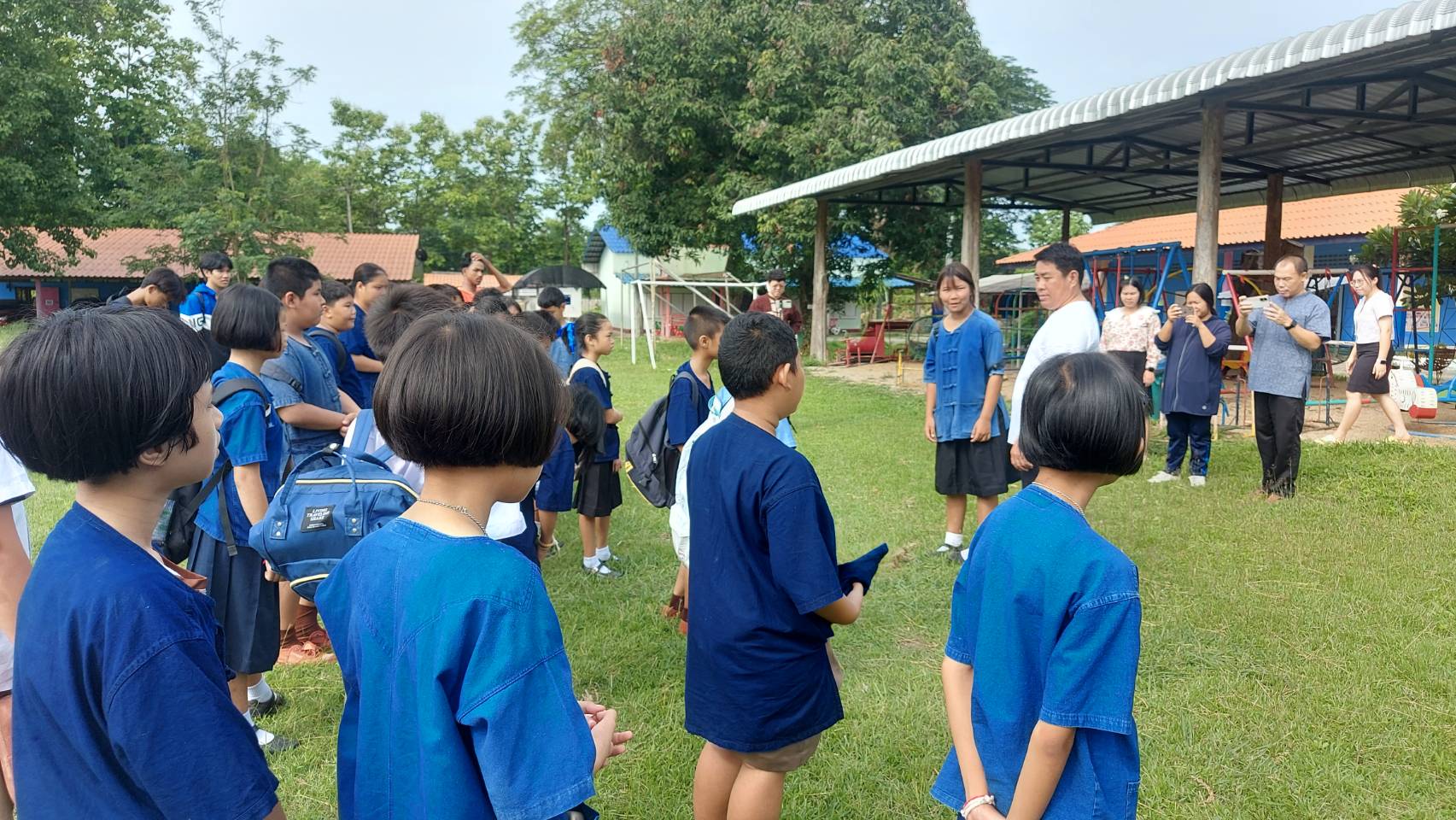 โรงเรียนบ้านปาง จัดซักซ้อมแผนเผชิญเหตุแผ่นดินไหว เสริมความพร้อมแก่ครูและนักเรียน